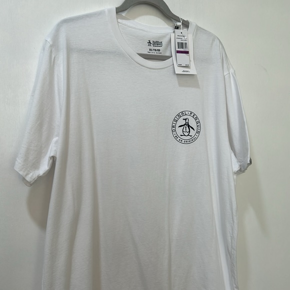 Original Penguin Other - ORIGINAL PENGUIN TEE MEN SIZE XXL WHITE SHORT SLEEVES NEW